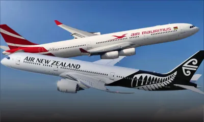 Code share : accord Air Mauritius-Air New Zealand