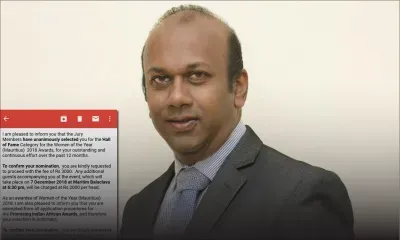 Des « awards » contre de l’argent : train 2 Gain exige bien Rs 12 000 pour un trophée