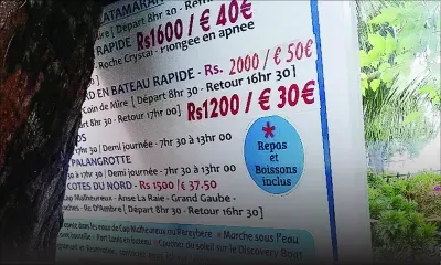 Plaisancier illégal à Bain-Boeuf : un tableau d’affichage enlevé par la Beach Authority