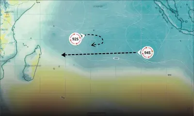 Phénomène météorologique - Système 94 S : une menace cyclonique potentielle à surveiller 