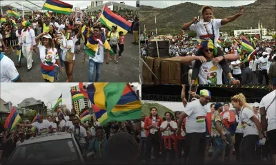Le Champ-de-Mars habillé aux couleurs du drapeau national 