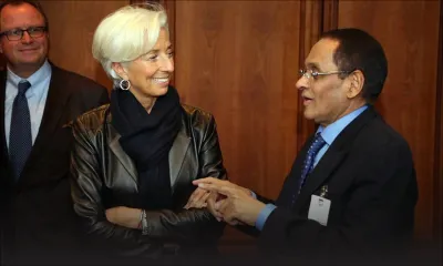 Vishnu Lutchmeenaraidoo rencontre Christine Lagarde