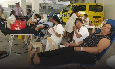 World Blood Donor Day : a duty for young people to help humanity and themselves 