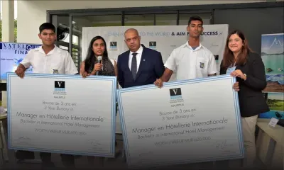 Vainqueurs du Vatel Quiz Inter-Collèges : deux élèves du Piton State College obtiennent une bourse d’études à Vatel Maurice