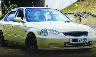 Carjacking à Pointe-aux-Sables: une Honda Civic EK 3 couleur or recherchée par la police