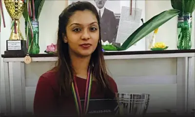 Concours de peinture : Shameeha Chamroo séduit le jury avec sa cascade