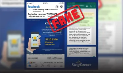 King Savers et Copain mettent en garde contre les arnaques 
