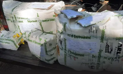 Opérations crackdown : saisie de sacs en plastique non biodégradable