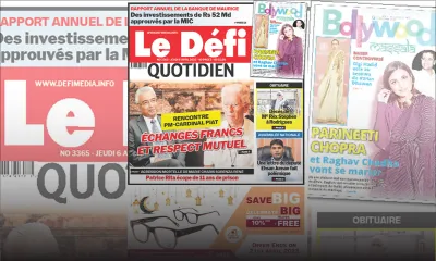 Voici la une du Défi Quotidien de ce Jeudi 06 Mars 2023