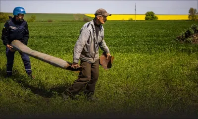Dans les champs ukrainiens, les agriculteurs trompent la mort
