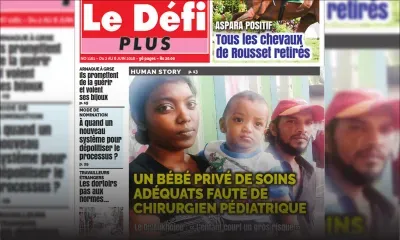 Bébé souffrant d’une hernie : la Santé accorde une attention «spéciale» au dossier