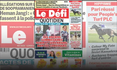 Voici la une du Défi Quotidien de ce lundi 06 Juin 2022