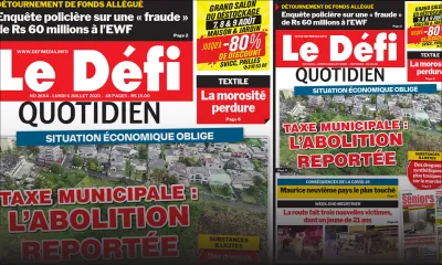 Voici la Une du Defi Quotidien de ce lundi 6 juillet 2020
