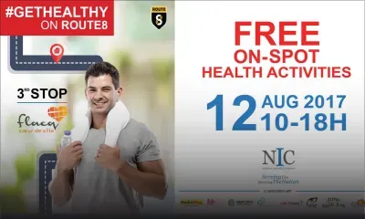 #GetHealthy on Route8 au Flacq Cœur de Ville 