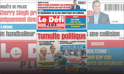 Voici la Une du Défi Plus de ce samedi 06 Août 2022