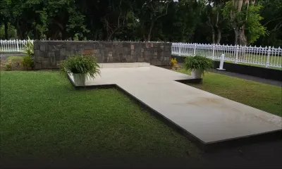 Les «samadhis» au Jardin botanique de Pamplemousses désignés patrimoine national