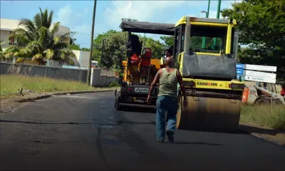 Travaux infrastructurels: enfin du bitume neuf à Pte-aux-Sables