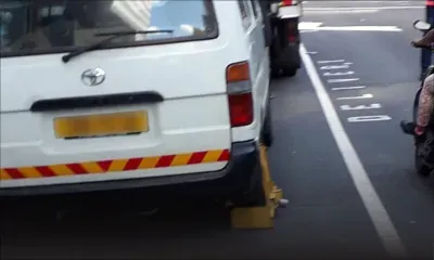À Port-Louis : un livreur pris en contravention sur un ‘delivery parking’