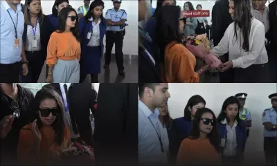 [En images] Neha Kakkar : l'interprète de Garmi est arrivée à Maurice !