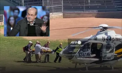 L’auteur Salman Rushdie poignardé lors d'une conférence à New York