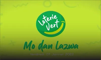 Loterie Vert : tirage de ce vendredi 07 janvier 2022