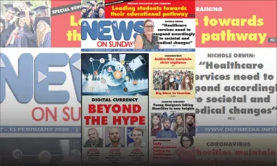 Voici la Une de News on Sunday de ce vendredi 07 février 2020