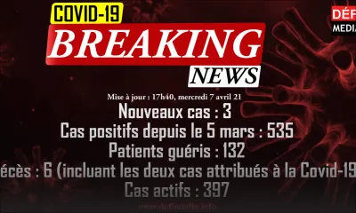 Covid-19 : trois nouveaux cas