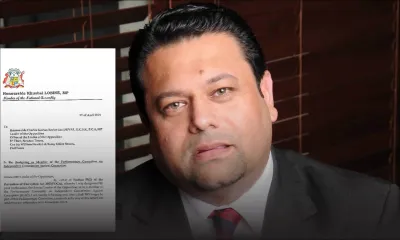 Comité parlementaire de l’Icac : Kushal Lobine démissionne