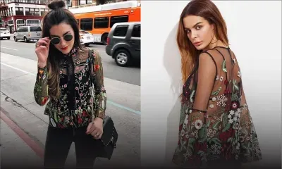 Allier broderie et transparence