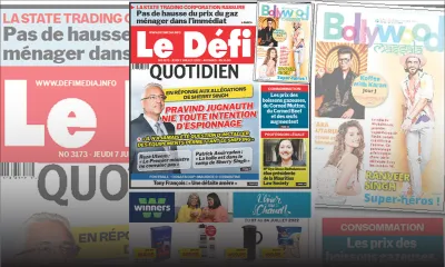 Voici la une du Défi Quotidien de ce jeudi 07 Juillet 2022