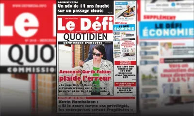 Voici la Une du Défi Quotidien de ce Mercredi 07 Août 2019