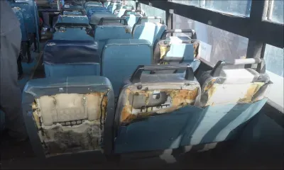 Autobus saccagé : la CNT interrompt le service