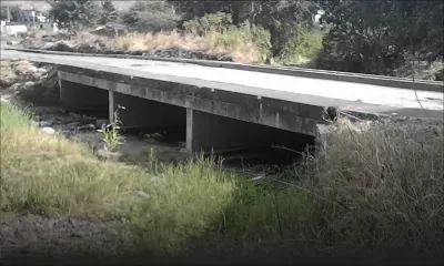Résidence La Cure, Port-Louis : un tuyau de la WMA bloque la réfection du pont Marjolin