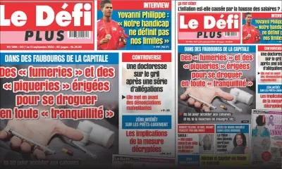 Voici la Une du Défi Plus de ce Samedi 07 Septembre 2024