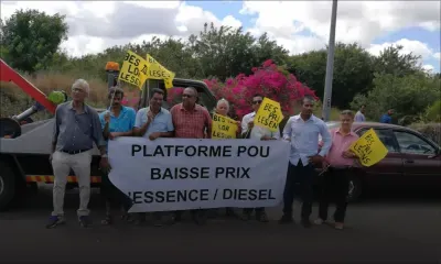 Prix des carburants : la Plateforme pou Baisse prix l’essence ek diesel organise un «rallye» ce dimanche