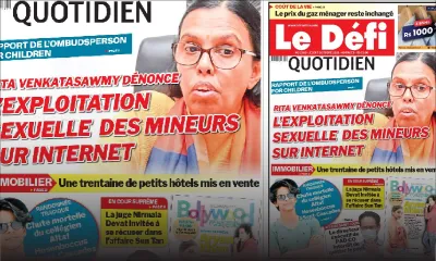 Voici la Une du Défi Quotidien de ce jeudi 07 Octobre 2021