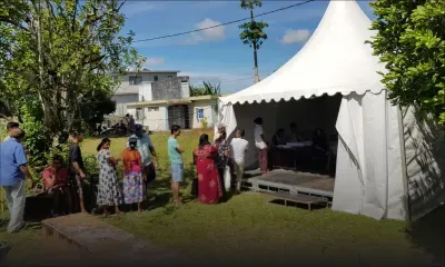 Bon-Accueil : trois chapiteaux aménagés au no 9 comme centres de vote