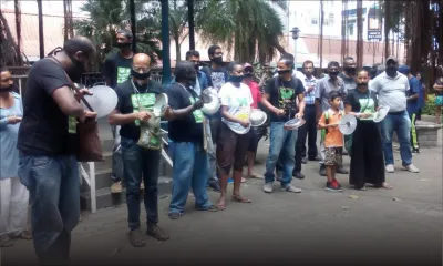 Jardin de la Compagnie : protestation symbolique de ReA et concert de casseroles 