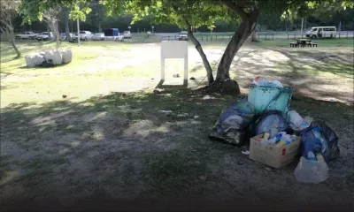 Les plaies de la plage du Morne : manque d’eau et ramassage tardif d’ordures
