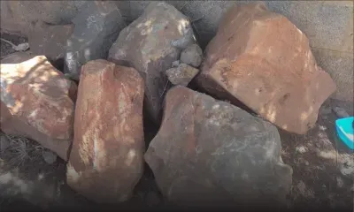 Le Hochet, Terre-Rouge : de grosses pierres n’ont pas été enlevées après des travaux de drains 