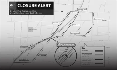 À partir de ce vendredi : déviation routière à Quatre-Bornes