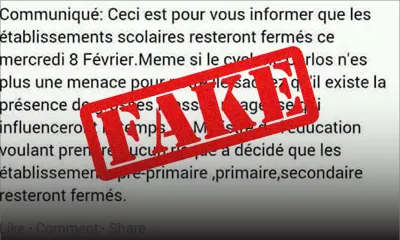 Reprise des classes : faux «communiqué» sur Facebook