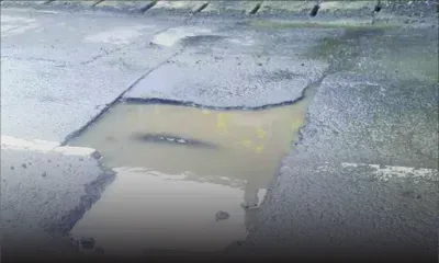 À Plein-Bois, L’Escalier : attention au nid-de-poule !