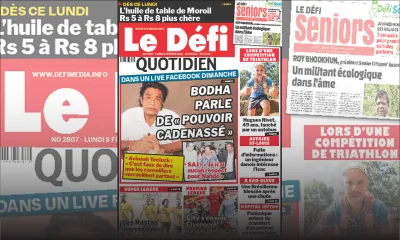 Voici la Une du Défi Quotidien de ce lundi 8 février 2021