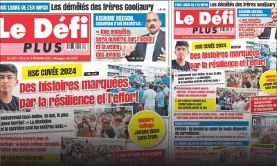 Voici la Une du Défi Plus de ce Samedi 08 Février 2025