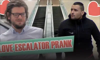 Le succès d’un canular qui a surpris des hommes sur un escalator