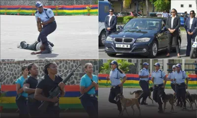 Journée internationale de la femme : démonstration des policières aux Casernes centrales