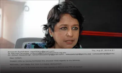 Affaire Sobrinho : Ameenah Gurib-Fakim au centre des emails échangés
