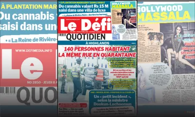 Voici la Une du Défi Quotidien de ce jeudi 08 avril 2021