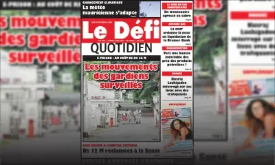 Voici la Une du Défi Quotidien de ce mardi 08 mai